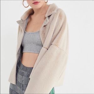 Urban Outfitters Felicity Reversible Faux Fir Coat